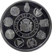 Spain 5 Euro Guerrero de Moixent 2015 (M) Proof KM# 1346 FELIPE VI REY DE ESPAÑA 2015 coin obverse Spain 5 Euro Guerrero de Moixent 2015 (M) Proof KM# 1346 FELIPE VI REY DE ESPAÑA 2015 coin obverse