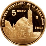 Spain 5 Euro Ubeda 2015 (M) Proof KM# 1360 5 EURO CIUDADES PATRIMONIO DE LA HUMANIDAD ÚBEDA coin reverse Spain 5 Euro Ubeda 2015 (M) Proof KM# 1360 5 EURO CIUDADES PATRIMONIO DE LA HUMANIDAD ÚBEDA coin reverse