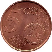 Spain 5 Euro Cent Cathedral 1999 (M) KM# 1042 5 EURO CENT LL coin reverse Spain 5 Euro Cent Cathedral 1999 (M) KM# 1042 5 EURO CENT LL coin reverse