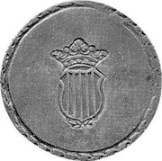 Spain 5 PS Taraggona 1809 Small 0 KM# 8 coin reverse Spain 5 PS Taraggona 1809 Small 0 KM# 8 coin reverse