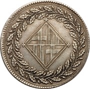 Spain 5 Pesetas Joseph Napolean - Barcelona 1813 KM# 69 coin reverse Spain 5 Pesetas Joseph Napolean - Barcelona 1813 KM# 69 coin reverse