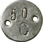 Spain 50 C Gratallops 1937 KM# 4 50 C coin obverse