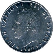 Spain 50 Centimos FIFA World Cup 1980 (80) Proof KM# 815 JUAN CARLOS I REY DE ESPAÑA 1980 80 coin obverse Spain 50 Centimos FIFA World Cup 1980 (80) Proof KM# 815 JUAN CARLOS I REY DE ESPAÑA 1980 80 coin obverse