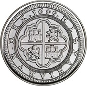 Spain 50 Euro Numismatic Treasures - Cincuentin 1609 Philip III 2009 Proof KM# 1205 HISPANIARVM REX 1609 coin reverse Spain 50 Euro Numismatic Treasures - Cincuentin 1609 Philip III 2009 Proof KM# 1205 HISPANIARVM REX 1609 coin reverse