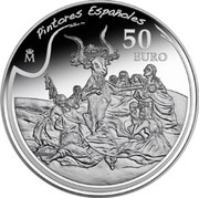 Spain 50 Euro Spanish Painters - Goya 2010 Proof KM# 1181 50 EURO M PINTORES ESPAÑOLES coin reverse Spain 50 Euro Spanish Painters - Goya 2010 Proof KM# 1181 50 EURO M PINTORES ESPAÑOLES coin reverse