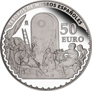 Spain 50 Euro Velazquez paintings 2013 Proof KM# 1303 TESOROS DE MUSEOS ESPAÑOLES M 50 EURO coin reverse Spain 50 Euro Velazquez paintings 2013 Proof KM# 1303 TESOROS DE MUSEOS ESPAÑOLES M 50 EURO coin reverse