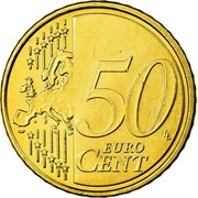 Spain 50 Euro Cent Cervantes 2007 (M) Proof KM# 1072 50 EURO CENT LL coin reverse Spain 50 Euro Cent Cervantes 2007 (M) Proof KM# 1072 50 EURO CENT LL coin reverse