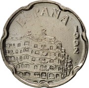 Spain 50 Pesetas Olympics in Barcelona 1992 KM# 906 ESPAÑA 1992 coin obverse Spain 50 Pesetas Olympics in Barcelona 1992 KM# 906 ESPAÑA 1992 coin obverse