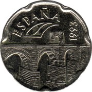 Spain 50 Pesetas Extremadura 1993 KM# 921 ESPAÑA 1993 coin obverse Spain 50 Pesetas Extremadura 1993 KM# 921 ESPAÑA 1993 coin obverse