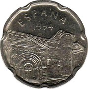 Spain 50 Pesetas Cantabria 1994 KM# 934 ESPAÑA 1994 coin obverse Spain 50 Pesetas Cantabria 1994 KM# 934 ESPAÑA 1994 coin obverse
