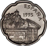 Spain 50 Pesetas Madrid 1995 KM# 949 ESPAÑA 1995 REGE CAROLO III ANNO MDCCLXXVIII coin obverse Spain 50 Pesetas Madrid 1995 KM# 949 ESPAÑA 1995 REGE CAROLO III ANNO MDCCLXXVIII coin obverse