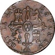 Spain 8 M Segovia Acueduct 1823 KM# 502.2 REY DE LAS ESPANAS coin reverse Spain 8 M Segovia Acueduct 1823 KM# 502.2 REY DE LAS ESPANAS coin reverse
