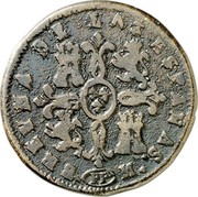 Spain 8 M Isabel II Pamplona 1837 KM# 517 REYNA DE LAS ESPANAS 8 M coin reverse Spain 8 M Isabel II Pamplona 1837 KM# 517 REYNA DE LAS ESPANAS 8 M coin reverse