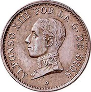 Spain 1 C Alfonso XIII 5th portrait 1911 (1) PC-V KM# 731 ALFONSO XIII POR LA G DE DIOS coin obverse Spain 1 C Alfonso XIII 5th portrait 1911 (1) PC-V KM# 731 ALFONSO XIII POR LA G DE DIOS coin obverse