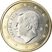 Spain Euro Philip VI 2019 M KM# 1327 ESPAÑA 2016 M coin obverse Spain Euro Philip VI 2019 M KM# 1327 ESPAÑA 2016 M coin obverse