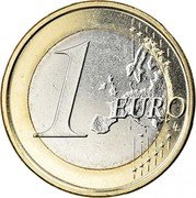 Spain Euro Philip VI 2019 M KM# 1327 1 EURO LL coin reverse Spain Euro Philip VI 2019 M KM# 1327 1 EURO LL coin reverse