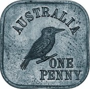 Australia One Penny George V Kookaburra Pattern - Type 4a 1919  Pattern KM# Pn9a AUSTRALIA ONE PENNY coin reverse Australia One Penny George V Kookaburra Pattern - Type 4a 1919  Pattern KM# Pn9a AUSTRALIA ONE PENNY coin reverse