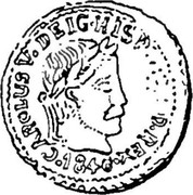 Spain Real Berga mint 1840 KM# 136 CAROLUS V DEI G HISPANIÆ REX 1840 coin obverse Spain Real Berga mint 1840 KM# 136 CAROLUS V DEI G HISPANIÆ REX 1840 coin obverse