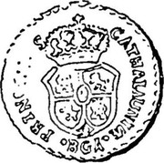 Spain Real Berga mint 1840 KM# 136 PRINCIPATUS CATHALAUNIÆ BGA coin reverse Spain Real Berga mint 1840 KM# 136 PRINCIPATUS CATHALAUNIÆ BGA coin reverse