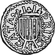 Spain Seiseno Catalonia ND KM# 12 PRINCICATA ' coin reverse Spain Seiseno Catalonia ND KM# 12 PRINCICATA ' coin reverse