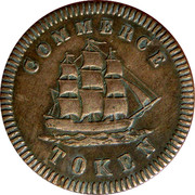 Canada 1/2 Penny Francis Mullins & Son Montreal Importers Of Ship Chandlery &C. - Commerce Token ND Copper COMMERCE TOKEN coin obverse Canada 1/2 Penny Francis Mullins & Son Montreal Importers Of Ship Chandlery &C. - Commerce Token ND Copper COMMERCE TOKEN coin obverse