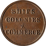 Canada 1/2 Penny Ships - Colonies & Commerce 1830-1835 SHIPS COLONIES & COMMERCE coin reverse Canada 1/2 Penny Ships - Colonies & Commerce 1830-1835 SHIPS COLONIES & COMMERCE coin reverse