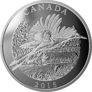 Canada 125 Dollars The Whooping Crane - Conservation Series 2015 KM# 2049 CANADA 2015 LN coin reverse Canada 125 Dollars The Whooping Crane - Conservation Series 2015 KM# 2049 CANADA 2015 LN coin reverse