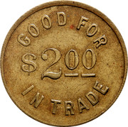 Canada $2 Lumber Co. Ltd. Store Horwood N.D.B. Token ND GOOD FOR $2ºº IN TRADE coin reverse Canada $2 Lumber Co. Ltd. Store Horwood N.D.B. Token ND GOOD FOR $2ºº IN TRADE coin reverse