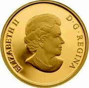 Canada 200 Dollars First Canadian Olympic Gold Medal on Home Soil - Vancouver 2010 2010 Proof KM# 1163 ELIZABETH II D∙G∙REGINA coin obverse Canada 200 Dollars First Canadian Olympic Gold Medal on Home Soil - Vancouver 2010 2010 Proof KM# 1163 ELIZABETH II D∙G∙REGINA coin obverse