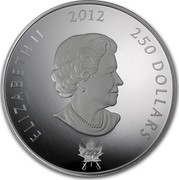 Canada 250 Dollars King George III Peace Medal 2012 Proof ELIZABETH II 2012 250 DOLLARS 1812 SB coin obverse