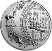 Canada 5 Dollars Five Blessings 2016 KM# A1728 CANADA FINE SILVER 9999 1 OZ ARGENT PUR 9999 coin reverse Canada 5 Dollars Five Blessings 2016 KM# A1728 CANADA FINE SILVER 9999 1 OZ ARGENT PUR 9999 coin reverse