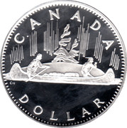 Canada Dollar Golden Jubilee 1953-2003 Proof KM# 473 CANADA EH DOLLAR coin reverse