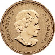 Canada Dollar Great Grey Owl 2011 Prooflike KM# 1086 ELIZABETH II D∙G∙REGINA SB coin obverse Canada Dollar Great Grey Owl 2011 Prooflike KM# 1086 ELIZABETH II D∙G∙REGINA SB coin obverse