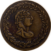 Canada Half Penny Thomas Halliday 1812 LC-46A1 - coin obverse Canada Half Penny Thomas Halliday 1812 LC-46A1 - coin obverse