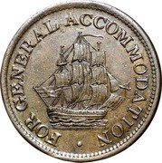 Canada Half Penny Token For General Accomodation ND AM-1A1 FOR GENERAL ACCOMMODATION ∙ coin obverse Canada Half Penny Token For General Accomodation ND AM-1A1 FOR GENERAL ACCOMMODATION ∙ coin obverse