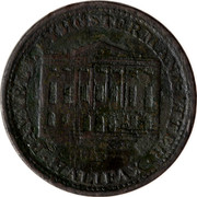 Canada Halfpenny Token Payable by Hosterman & Etter Halifax 1815 PAYABLE BY HOSTERMAN & ETTER ∙ HALIFAX ∙ coin reverse Canada Halfpenny Token Payable by Hosterman & Etter Halifax 1815 PAYABLE BY HOSTERMAN & ETTER ∙ HALIFAX ∙ coin reverse