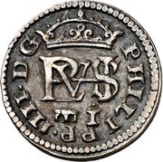Spain 1/2 Real (Segovia) PHILIPP IIII D G coin obverse Spain 1/2 Real (Segovia) PHILIPP IIII D G coin obverse