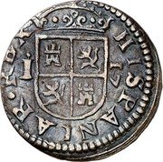 Spain 1/2 Real (Segovia) HISPANIAR REX coin reverse Spain 1/2 Real (Segovia) HISPANIAR REX coin reverse