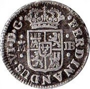 Spain 1/2 Real (Fernando VI) KM# 370.2 FERDINANDUS VI D G M JB coin obverse Spain 1/2 Real (Fernando VI) KM# 370.2 FERDINANDUS VI D G M JB coin obverse