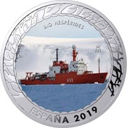 Spain 1,5 Euro B.I.O. Hesperides - Series V 2019 ♔M KM# 236 M BIO HESPÉRIDES ESPAÑA 2019 coin obverse Spain 1,5 Euro B.I.O. Hesperides - Series V 2019 ♔M KM# 236 M BIO HESPÉRIDES ESPAÑA 2019 coin obverse