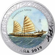 Spain 1,5 Euro Chinese champatian. Series II 2019 ♔M M CHAMPATIAN CHINO ESPAÑA 2019 coin obverse Spain 1,5 Euro Chinese champatian. Series II 2019 ♔M M CHAMPATIAN CHINO ESPAÑA 2019 coin obverse