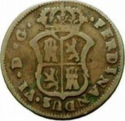 Spain 1 Ardite (Fernando VI clovers) FERDINANDUS VI D G coin reverse Spain 1 Ardite (Fernando VI clovers) FERDINANDUS VI D G coin reverse