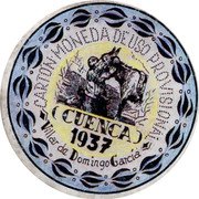 Spain 1 Centimo Cuenca 1937 ESPAÑA CORREOS CORREOS 1 CENTIMO coin obverse