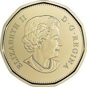 Canada Dollar Holiday Gift 2020 ELIZABETH II D G REGINA coin obverse Canada Dollar Holiday Gift 2020 ELIZABETH II D G REGINA coin obverse