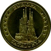 Spain ECU Catalunya 1994 X# M62 EUROPA CATALUNYA coin reverse Spain ECU Catalunya 1994 X# M62 EUROPA CATALUNYA coin reverse