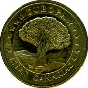 Spain ECU Islas Canarias 1994 X# M61 EUROPA ISLAS CANARIAS coin reverse Spain ECU Islas Canarias 1994 X# M61 EUROPA ISLAS CANARIAS coin reverse