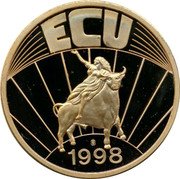 Spain Ecu Prado Museum Spain 1998 ECU 1998 coin reverse Spain Ecu Prado Museum Spain 1998 ECU 1998 coin reverse