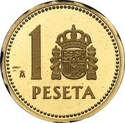 Spain 1 Peseta Barcelona '92 1992  1 PESETA PLVS VLTRA M coin reverse Spain 1 Peseta Barcelona '92 1992  1 PESETA PLVS VLTRA M coin reverse