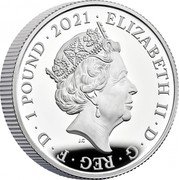 UK 1 Pound (Alice's Adventures In Wonderland) ELIZABETH II D G REG F D 1 POUND 2021 J C coin obverse UK 1 Pound (Alice's Adventures In Wonderland) ELIZABETH II D G REG F D 1 POUND 2021 J C coin obverse