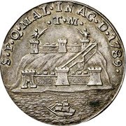 Spain 1 Real (Carolo IV) 1789 S P Q MAL IN AC D T M coin reverse Spain 1 Real (Carolo IV) 1789 S P Q MAL IN AC D T M coin reverse